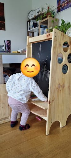 cliente avec tour montessori tableau