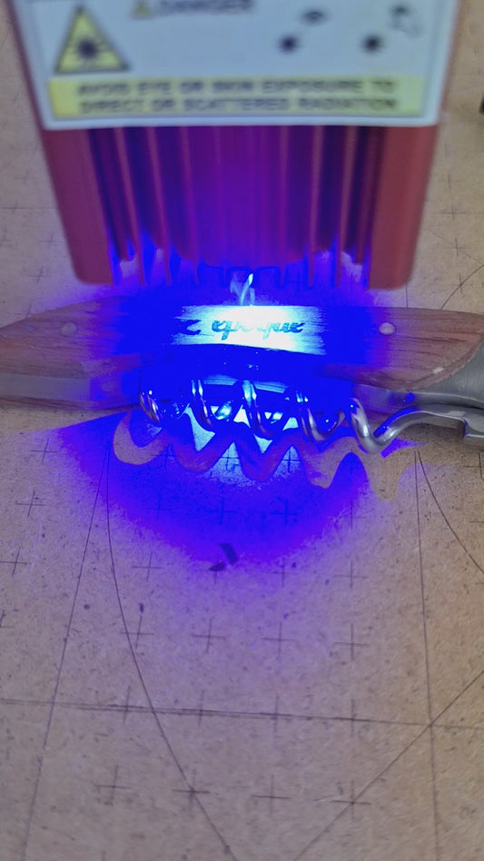 Limonadier Personnalisé en Bois & Inox – Gravure Laser – Tire-Bouchon Sommelier – Cadeau Vin Unique